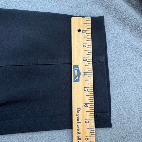 Lands End Starfish Straight Leg Pant Womens M (10-12) Black Casual Comfy Pull On - Picture 12 of 16